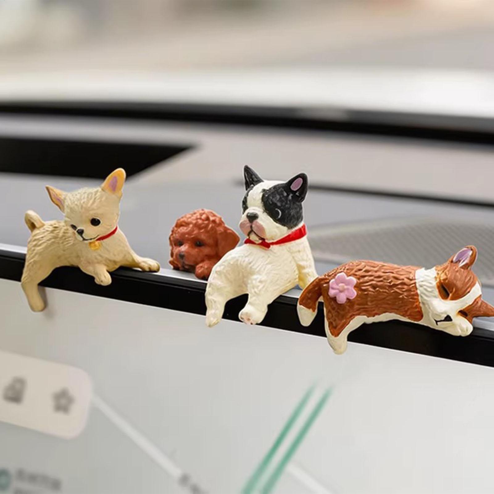 Gaming Accessories For Room - 1PC Auto Dashboard Decor Schattig Hond