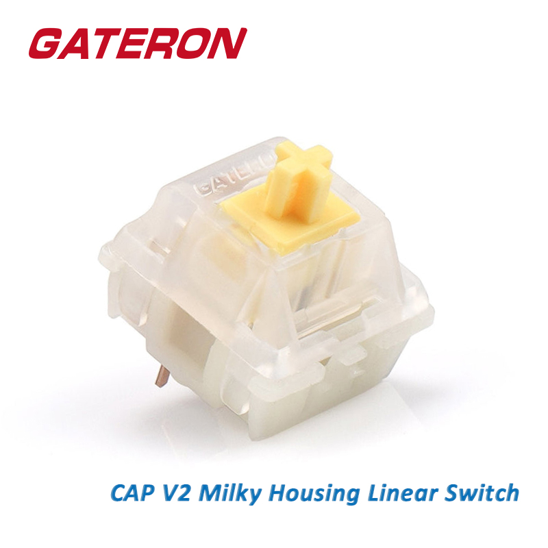 Gaming Accessories Aesthetic - Gateron Cap Melkachtige Gele Lineaire KS-25