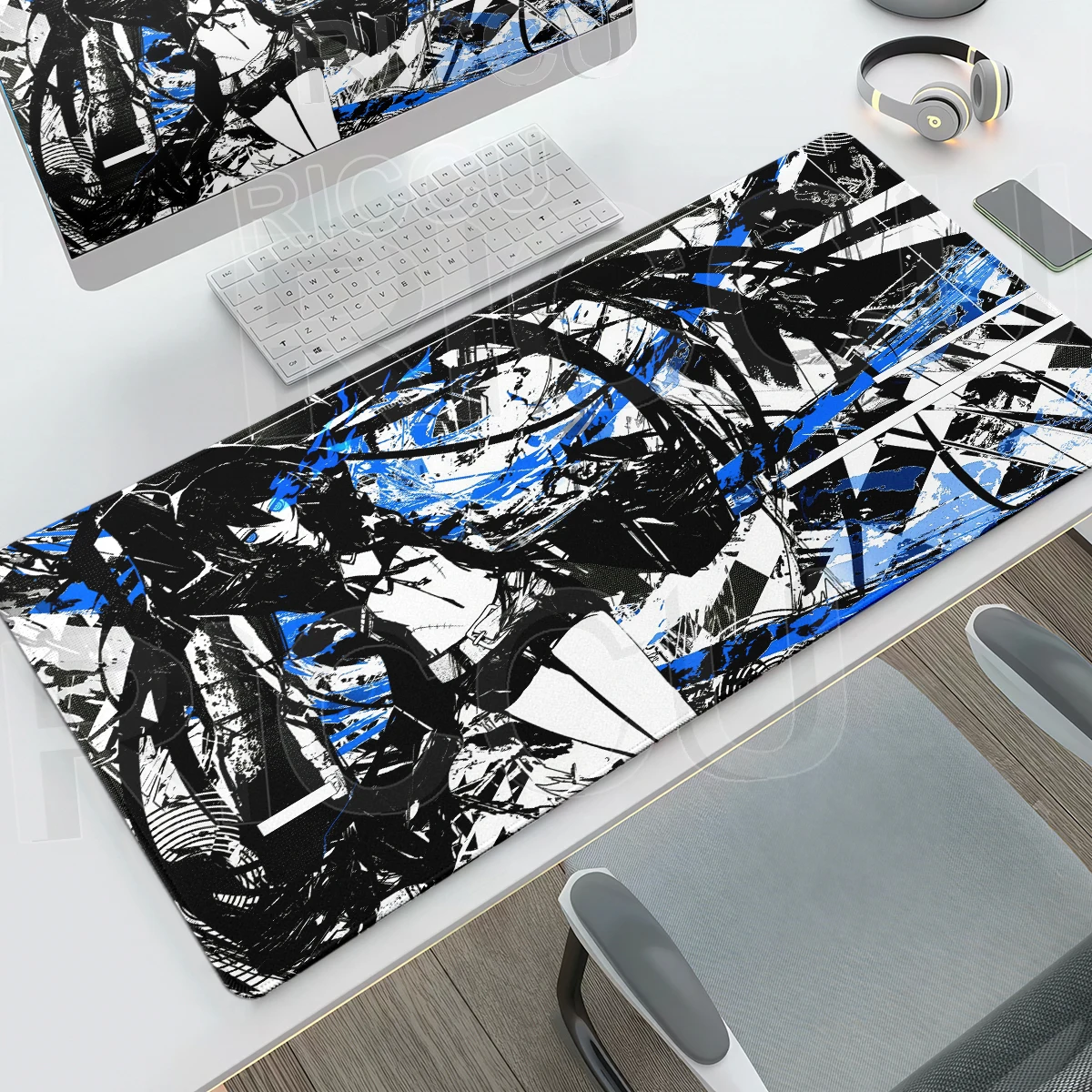 Gaming Accessories Rack - Anime Cool Girl Black Rock Shooter