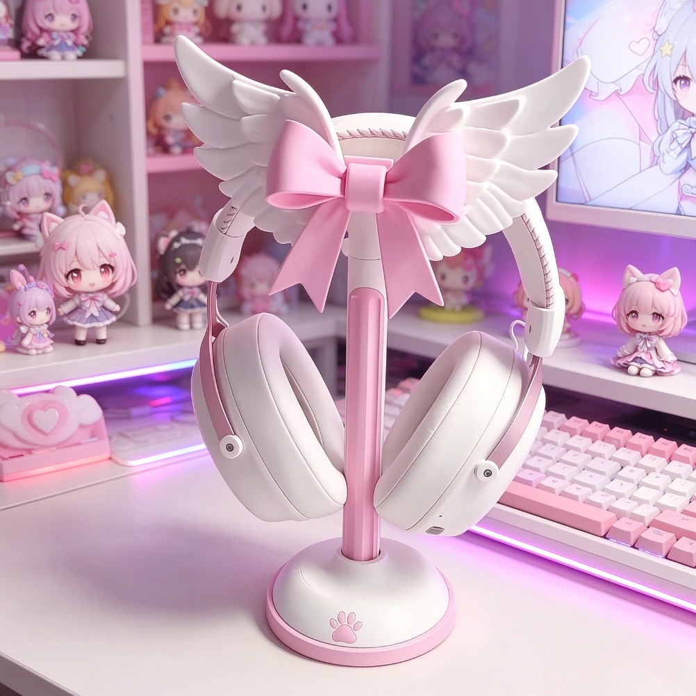Angel Wing Bow Headsethouder K - Accessories For Your Gaming Room recensie en prijs