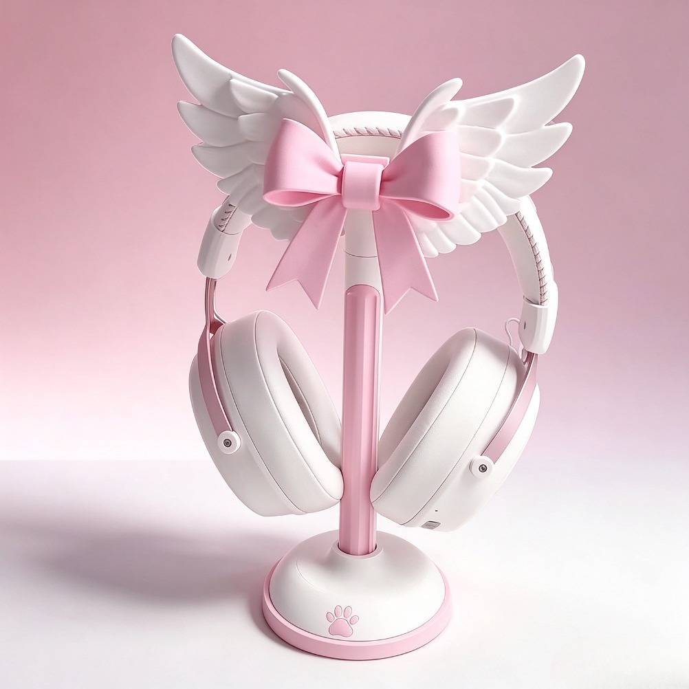 Angel Wing Bow Headsethouder K - Accessories For Your Gaming Room recensie en prijs