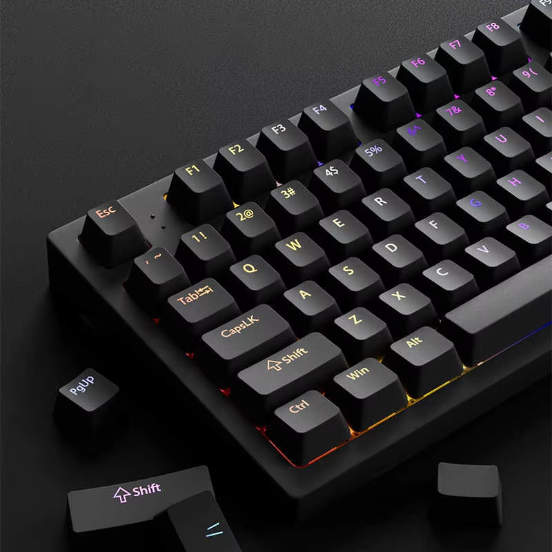 130+ toetsen Zwart Custom Doub - Gaming Accessories Aesthetic recensie en prijs